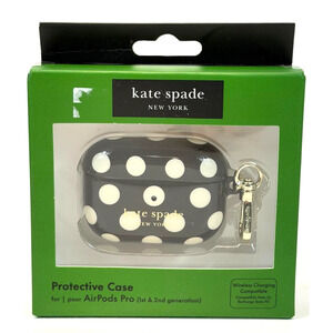 kate spade new york 'Dotted' Protective Case for AirPods Pro 1 & 2nd generation